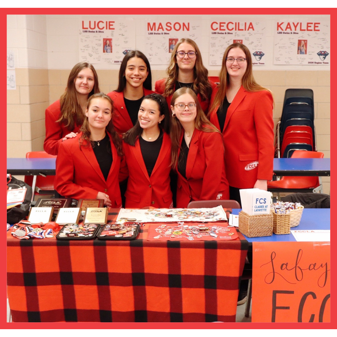 Picture of Lafayette FCCLA Table at Freshman Orientation Night